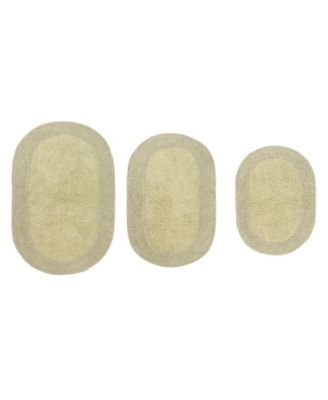 Double Ruffle 3-Pc. Bath Rug Set