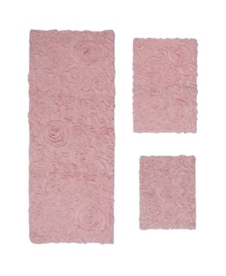 Bell Flower 3-Pc. Bath Rug Set