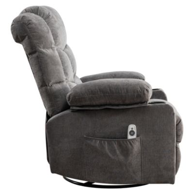 Recliner Chair Rocking Chairs for Adults with a Manual Massage and Heat