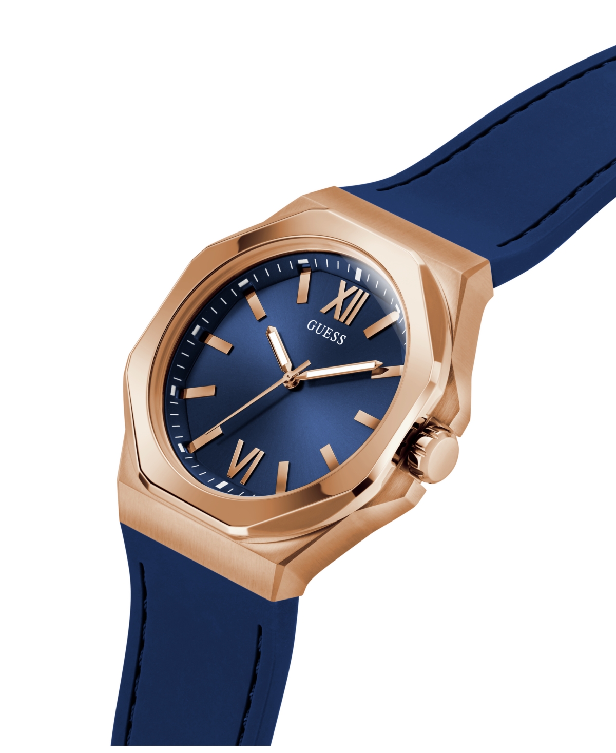 Guess Men's AnalogSilicone Watch, 42mm - Blue