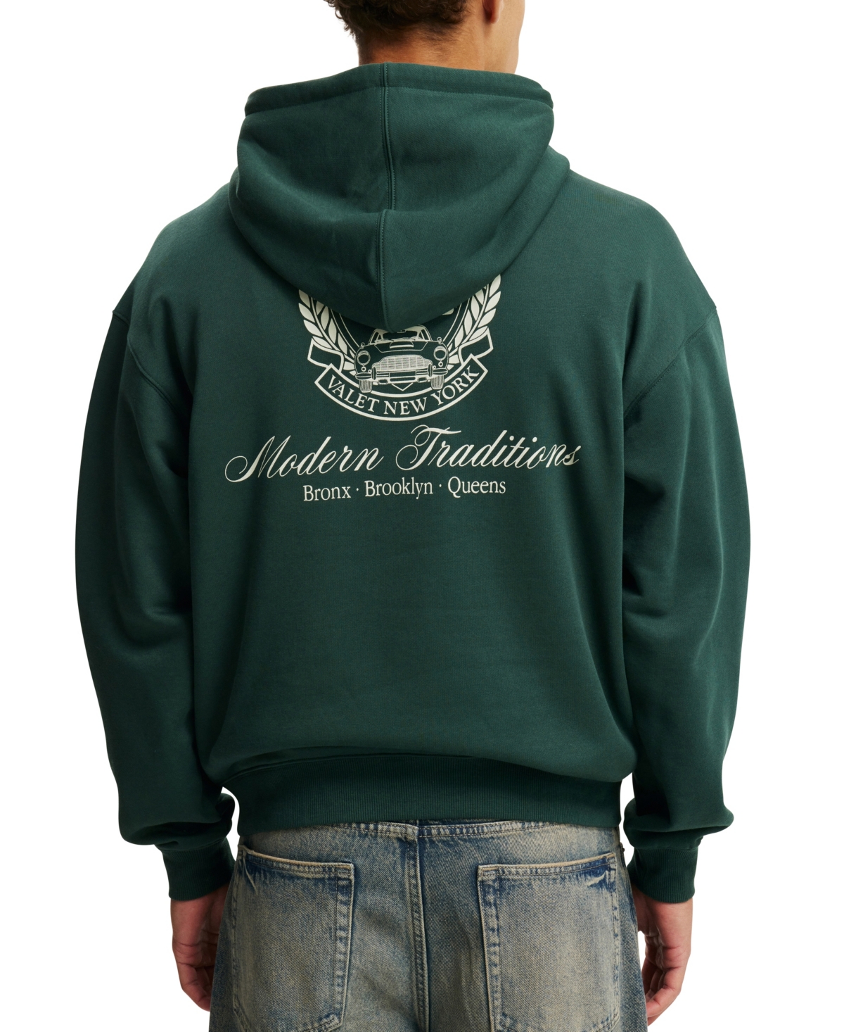 COTTON ON MEN'S BOX FIT GRAPHIC HOODIE 