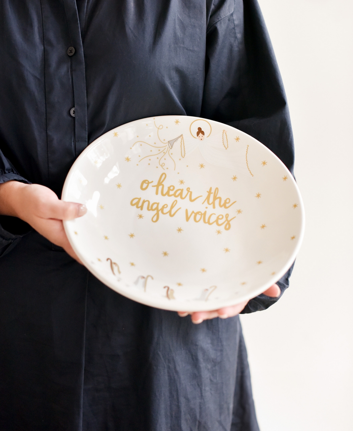 Coton Colors O Holy Night Small Pasta Bowl In White