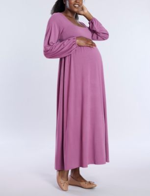 Maternity Long Sleeve Empire Waist Maxi Dress - Motherhood