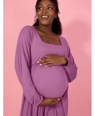 Maternity Long Sleeve Empire Waist Maxi Dress - Motherhood