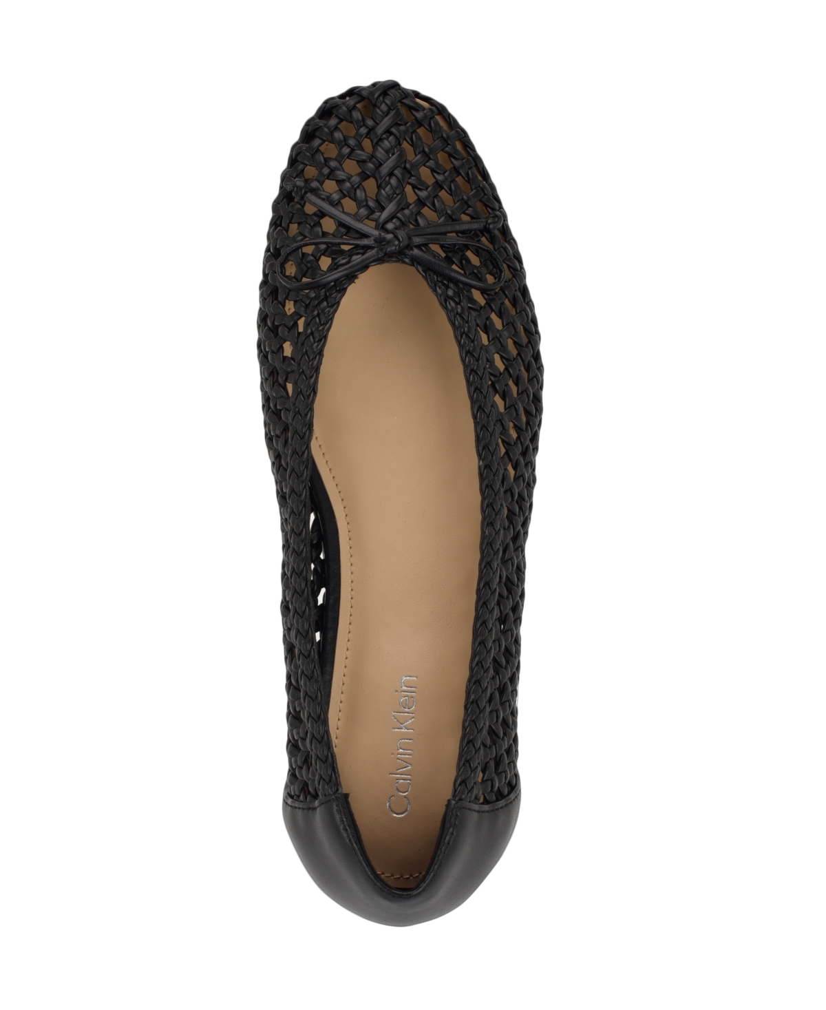 Calvin Klein Zatoria Ballet Flat In Black