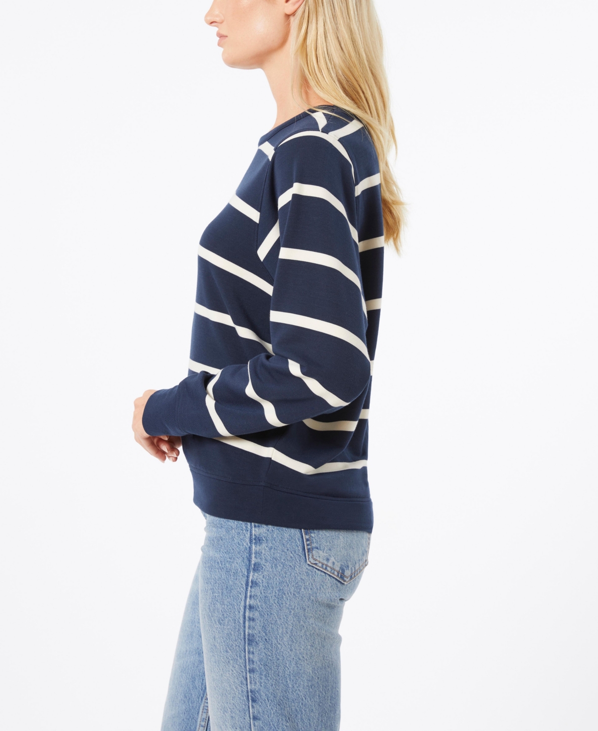 Cable & Gauge Women's Cropped Pullover Sweatshirt