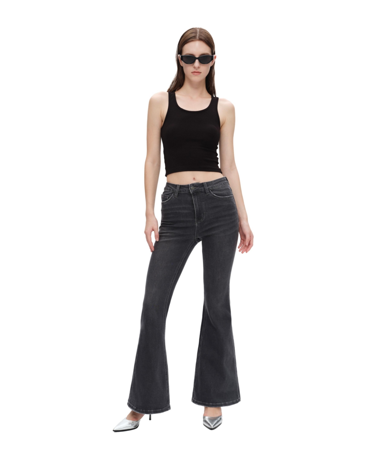 Bayeas Women's High Rise Flare Jeans