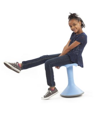 VS America Hokki Stool Flexible Ergonomic Seating 18" - Light Blue