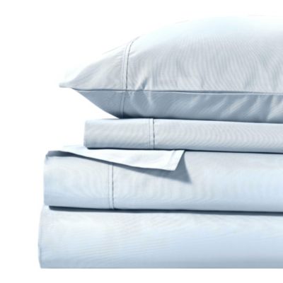 1000 Thread Count Cotton Blend Solid Deep Pocket Bed 4 Pc Sheet Set, Queen