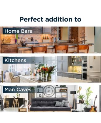 6 Cubic Feet cu. ft. Single Tap Freestanding Kegerator with Adjustable Temperature