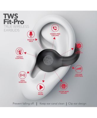 Wave-80 True Wireless Earbuds, 20H Playtime, Hi-Res Audio