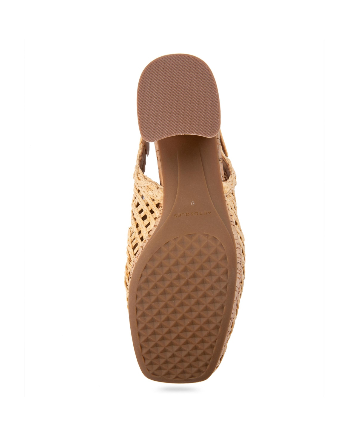 AEROSOLES WOMEN'S SANTIAGO RAFFIA PLATFORM PUMPS 