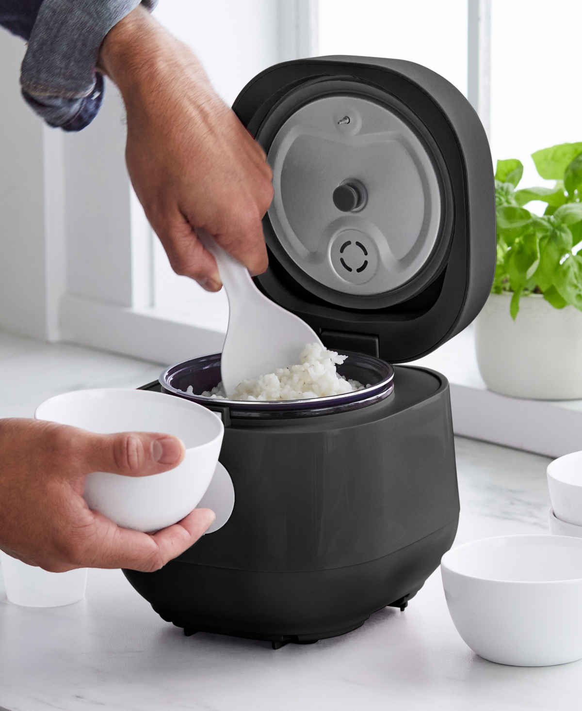 GreenLife Ceramic Nonstick Healthy Go Grains Rice Cooker