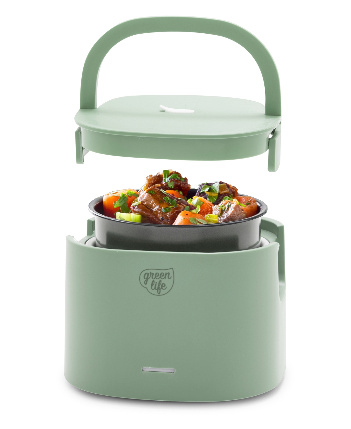 Greenlife 20 oz Healthy Electric Lunch Box In Taupe