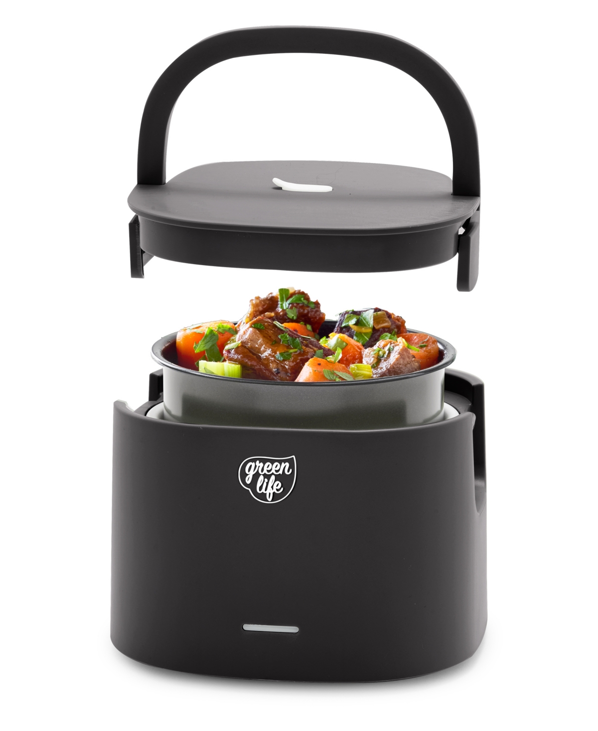 Greenlife 20 oz Healthy Electric Lunch Box In Graphite
