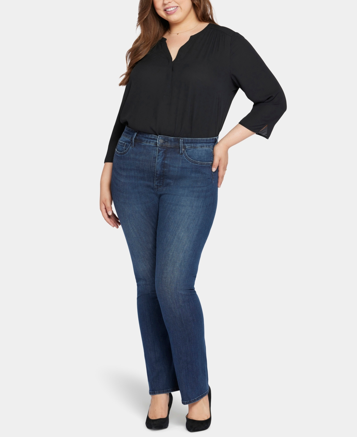 Nydj Plus Seamless Precious Bootcut Jean In Precious