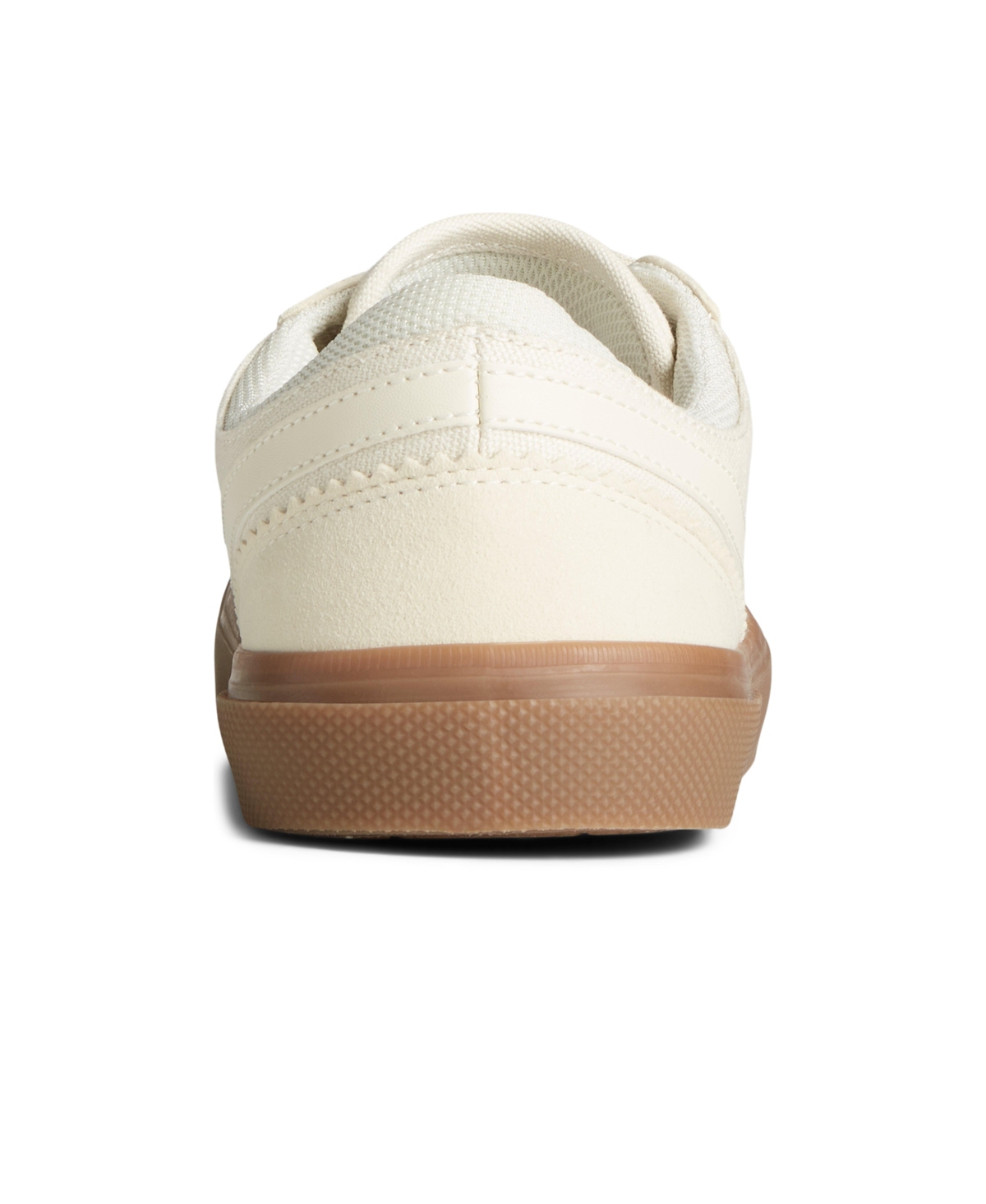 Sperry Men's Crossjack Court Textile Sneaker In Canvas Bone