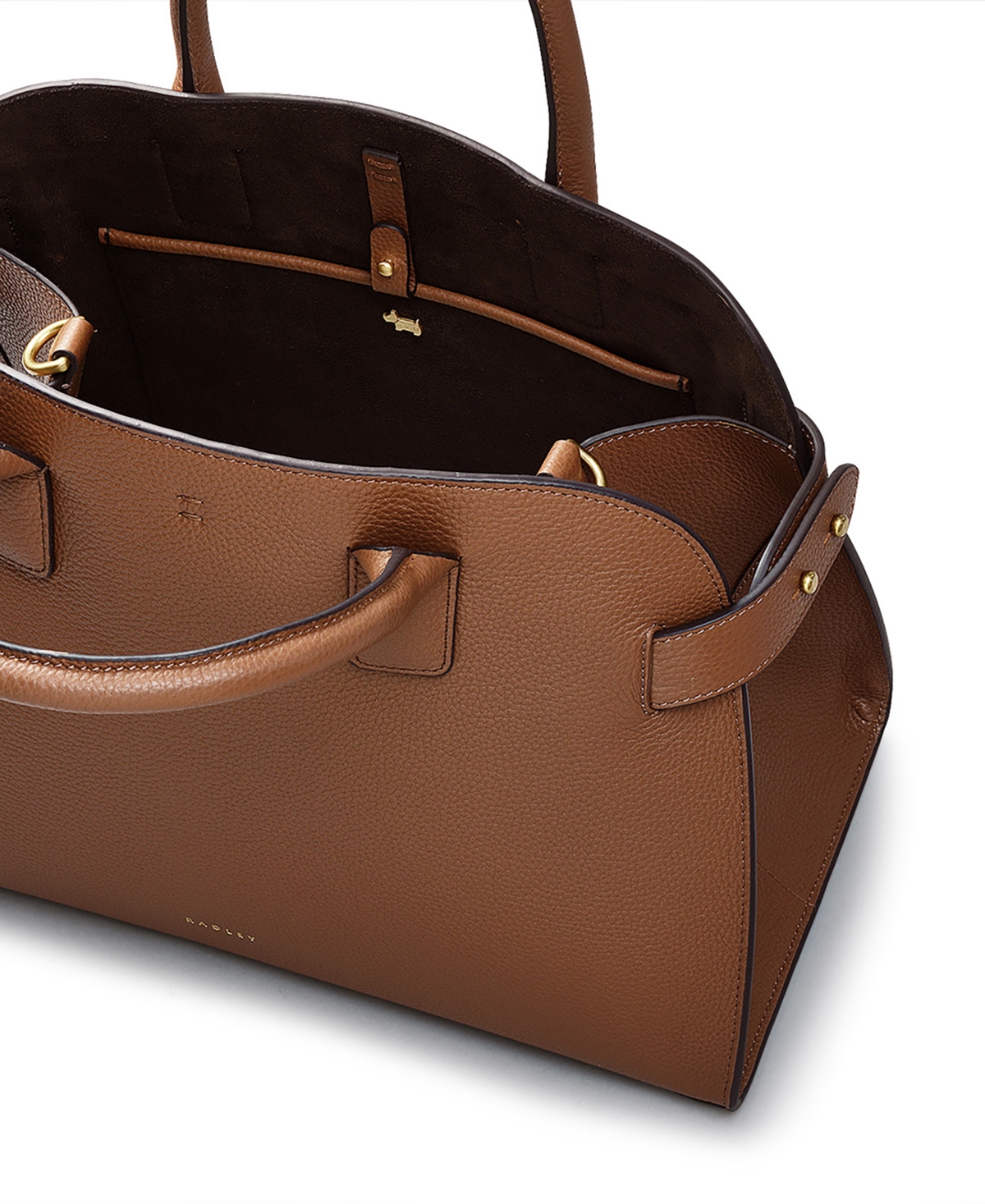 Radley London Rathbone Medium Open Top Satchel Bag In Saddle