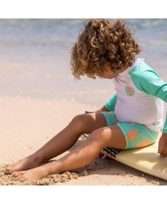 Little Boys Ocean Clawed LS Set