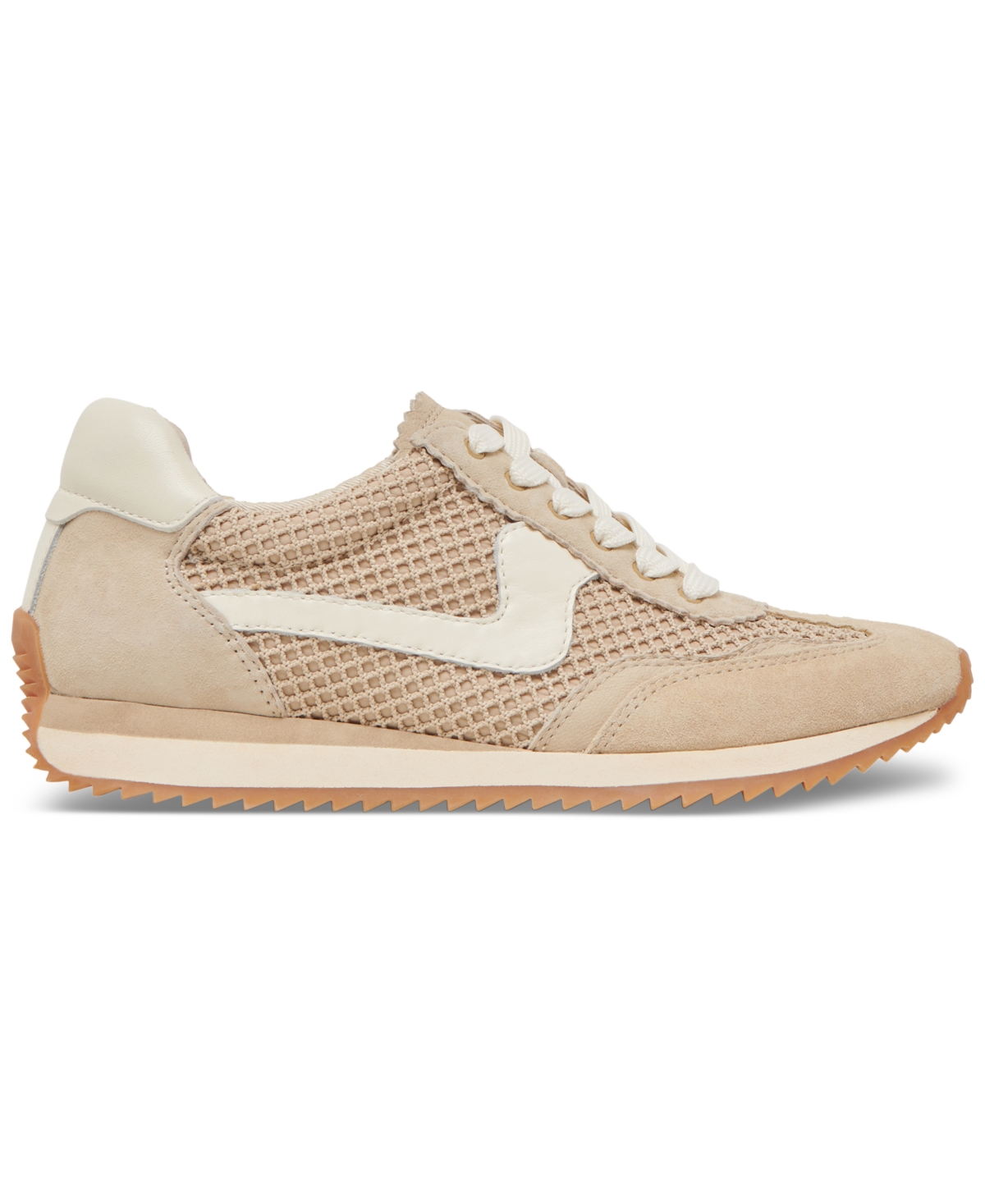 Dolce Vita Women's B.ntcd Lace-up Retro Jogger Sneakers In Sesame Woven