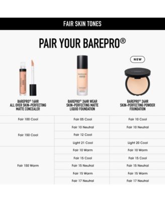 BAREPRO&reg; 24HR Skin Perfecting Talc-Free Matte Powder Foundation