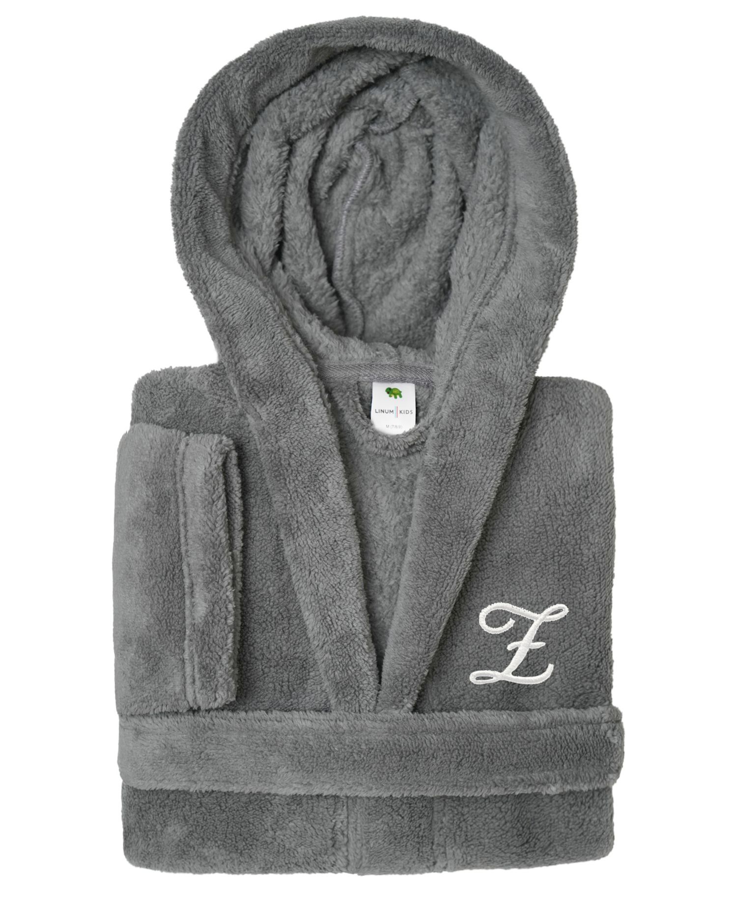 Personalized Kids Super Plush Hooded Bathrobe