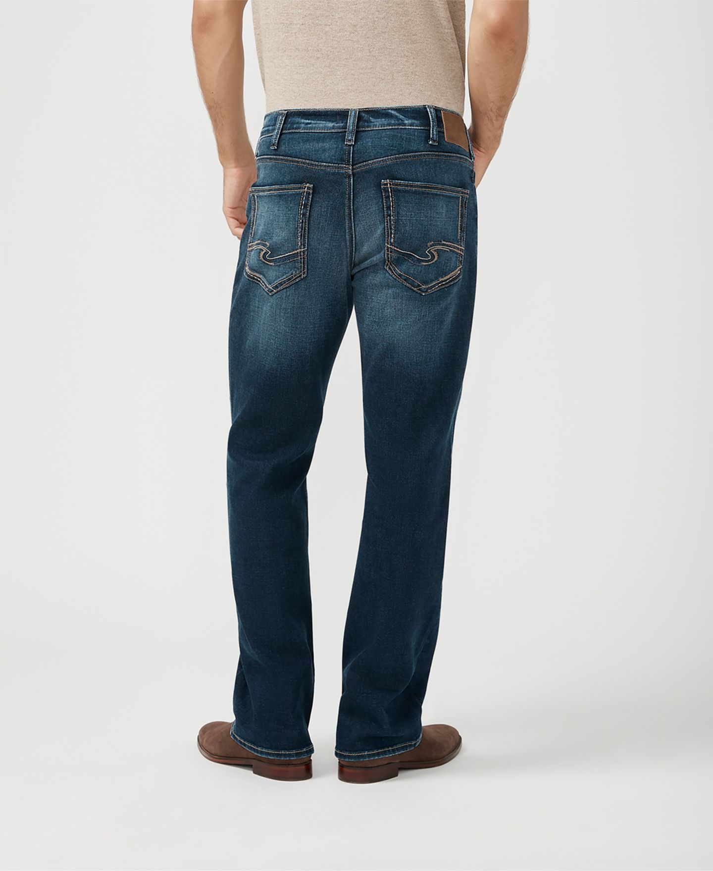 Мужские джинсы Silver Jeans Co. Zac Relaxed Fit Straight Leg — фото 8