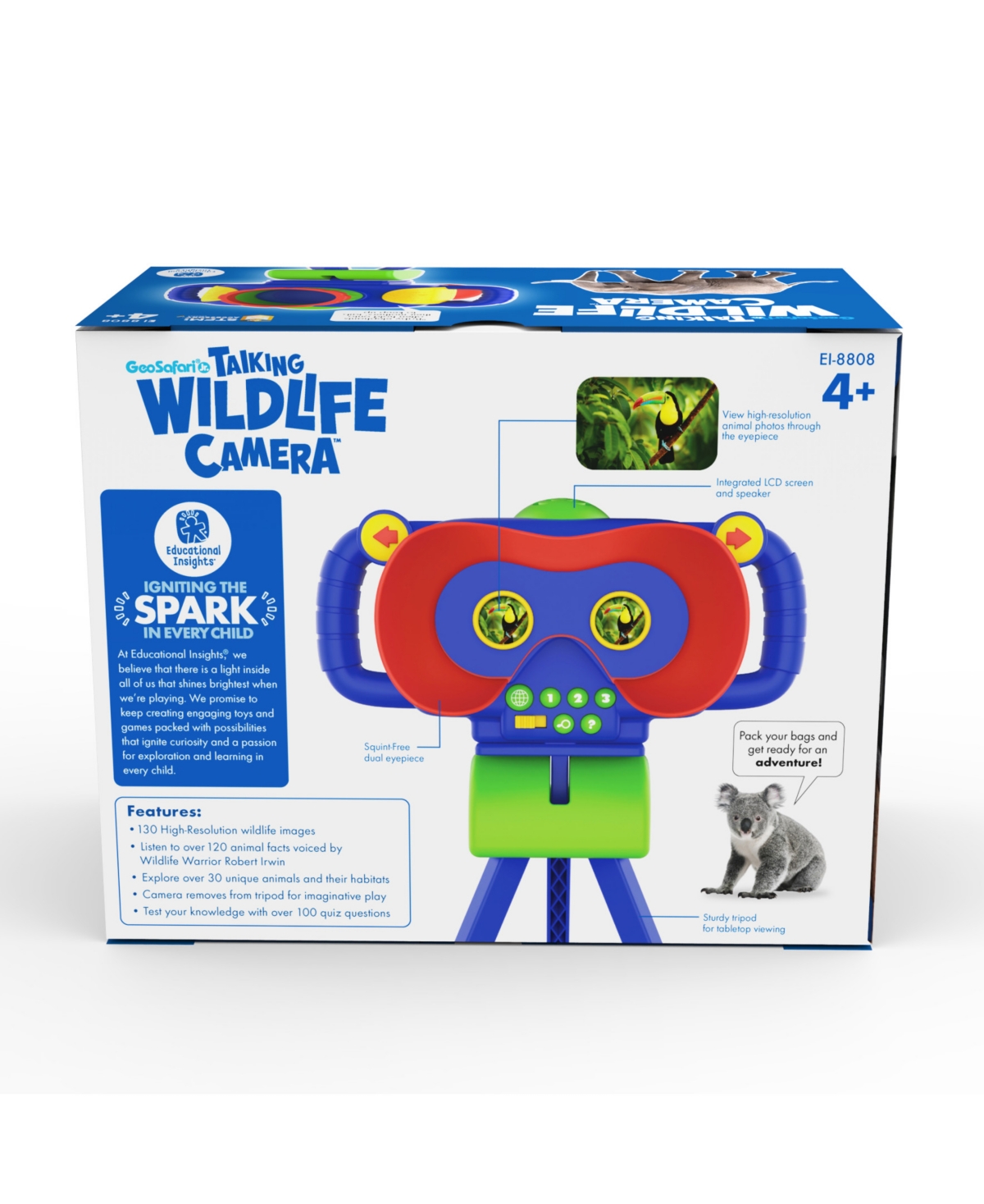 Educational Insights Geosafari Jr. Talking Wildlife Camera In Assorted