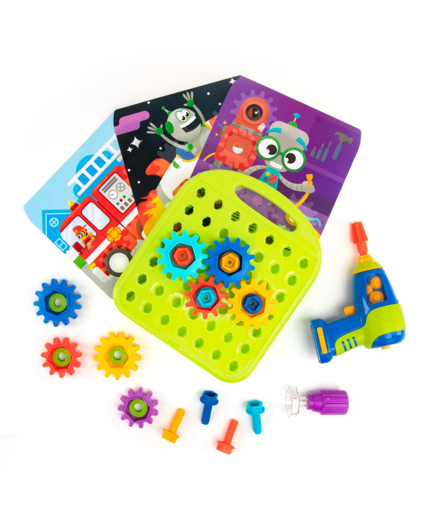 Детские игрушки Educational Insights Design & Drill Gears Fine Motor Skills Kit, Ages 3+ — фото 2