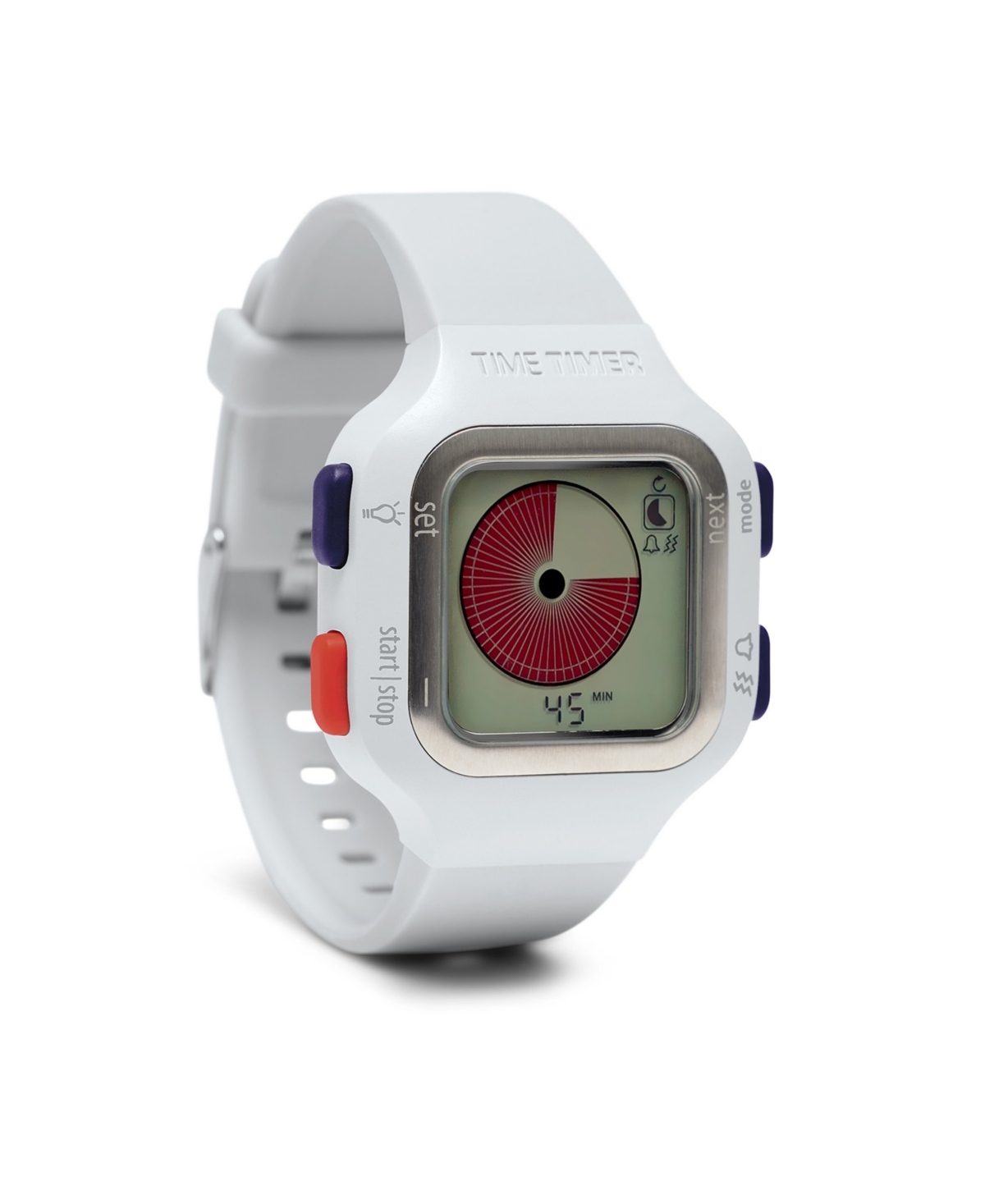 Time Timer Watch, Small In Arctic White