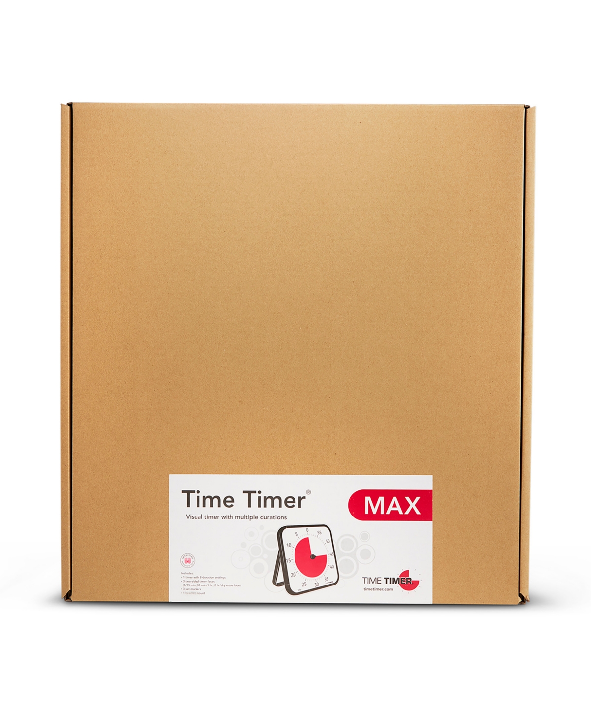 Time Timer Max 17" Customizable Visual Timer In Black