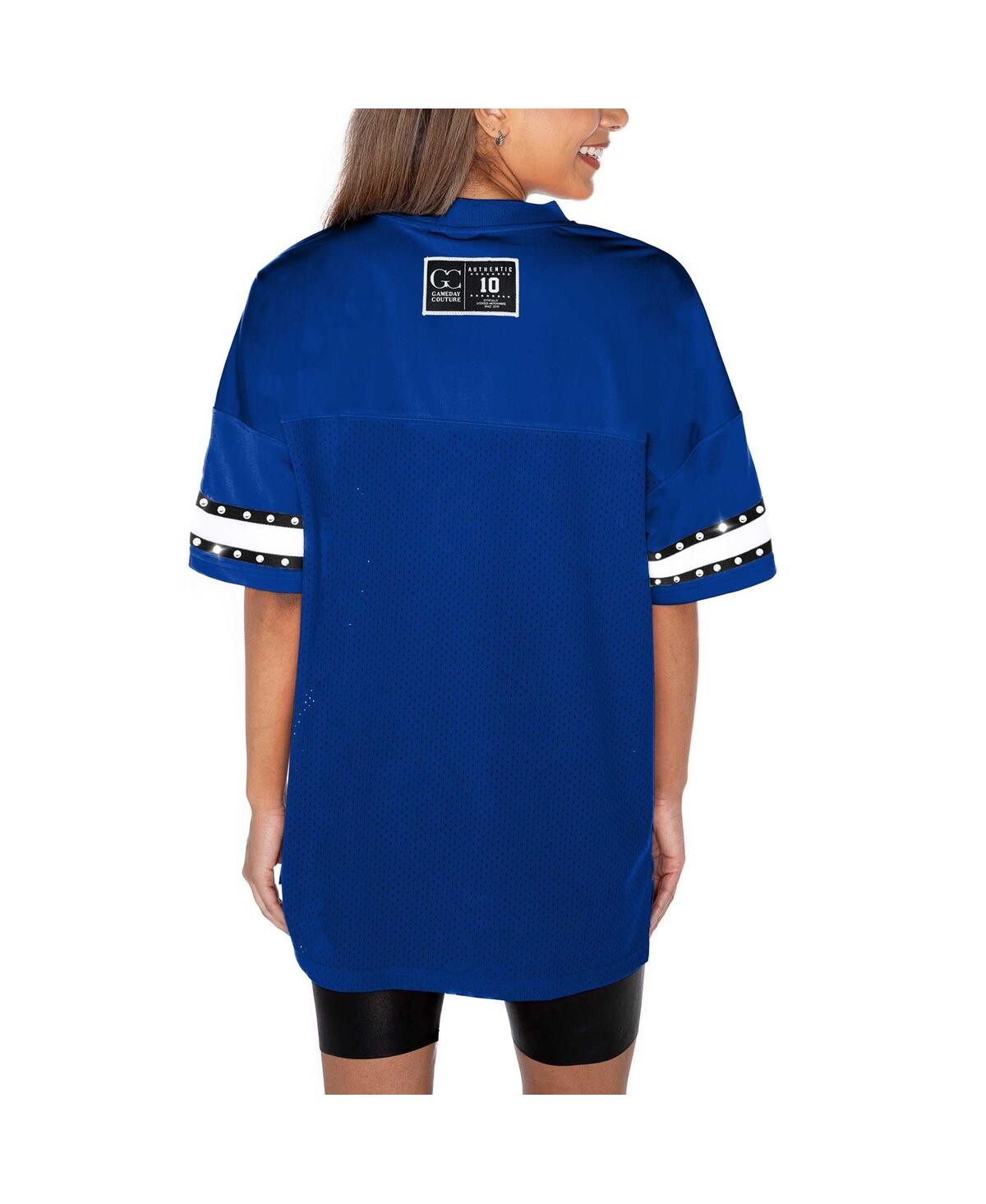 Gameday Couture Women's Royal Kentucky Wildcats Until Kickoff Rhinestone Fashion T-shirt In Royal