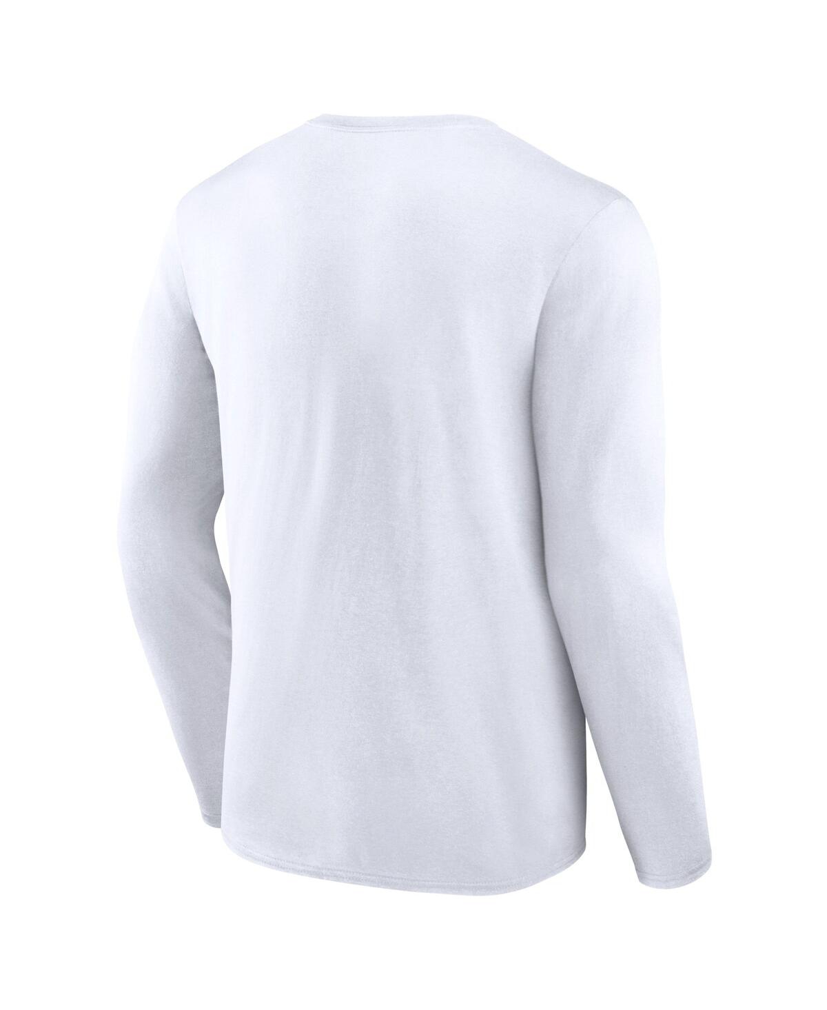 Fanatics Men's White Charlotte Fc Long Sleeve T-shirt In White