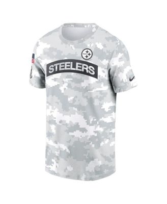 Men's Arctic Camo Pittsburgh Steelers 2024 Salute to Service Performance T-Shirt