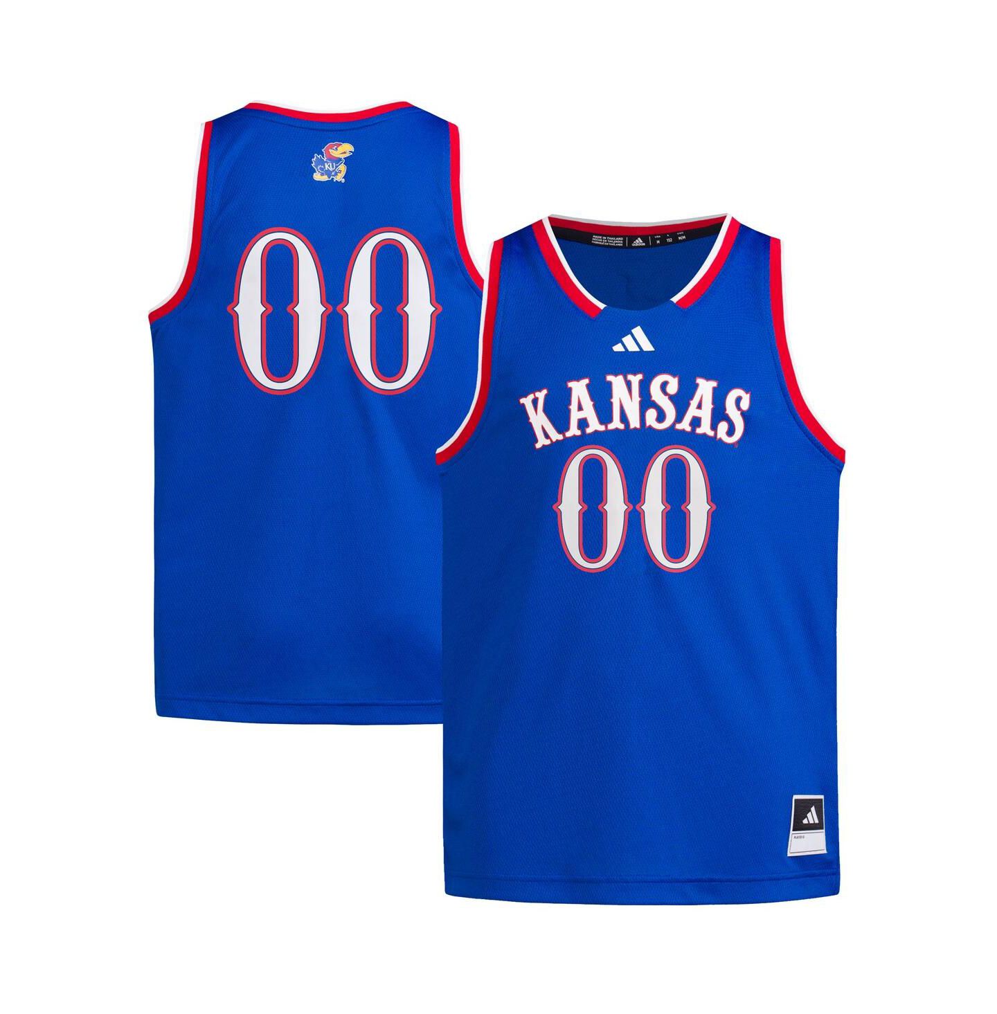 Детская джерси adidas Kansas Jayhawks #00 Swingman, Royal — фото 1