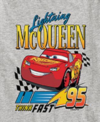 Big Boys Short Sleeve Lightning McQueen Graphic Tee