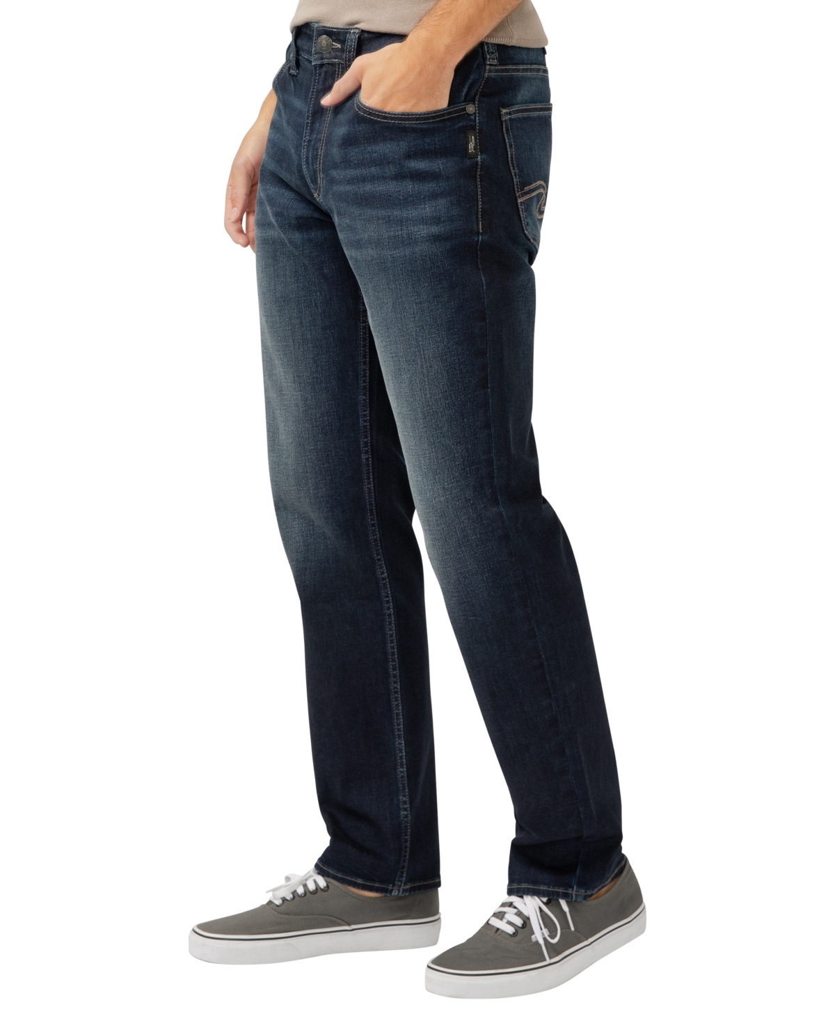 Silver Jeans Co. Men's Eddie Classic Athletic Fit Tapered Leg Jeans