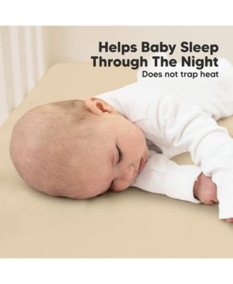2pk Soothe Fitted Crib Sheets Neutral, Baby Crib Sheets, Fits Standard Nursery Baby Mattress