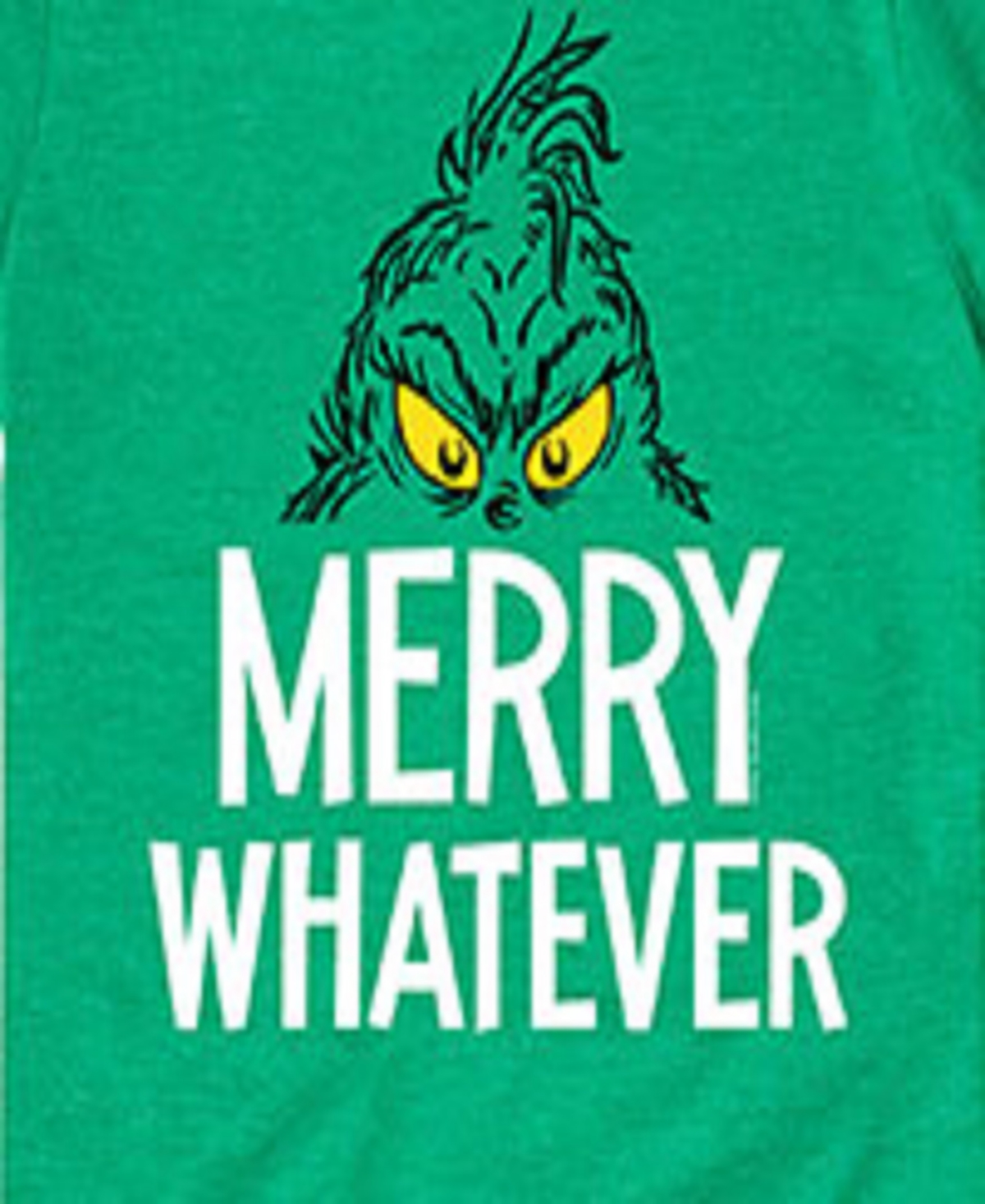 Hybrid Big Boys The Grinch Merry Whatever Graphic Tee In Green