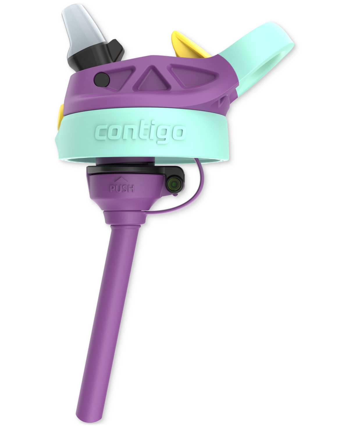 Shop Contigo Kids Printed Autospout Straw 14-oz. Water Bottle In Purple