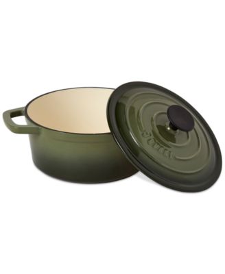 Green Gradient 3-Quart Enameled Cast Iron Dutch Oven