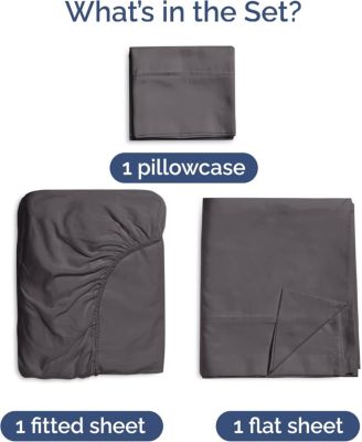 Rayon from Bamboo 4 Piece Deep Pocket Cooling Sheet Set - Twin