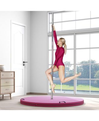 Foldable Pole Dance Crash Mat w/ Handles,