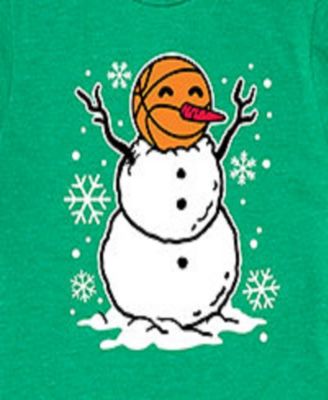 Big Boys Santa Basketball Graphic Tee