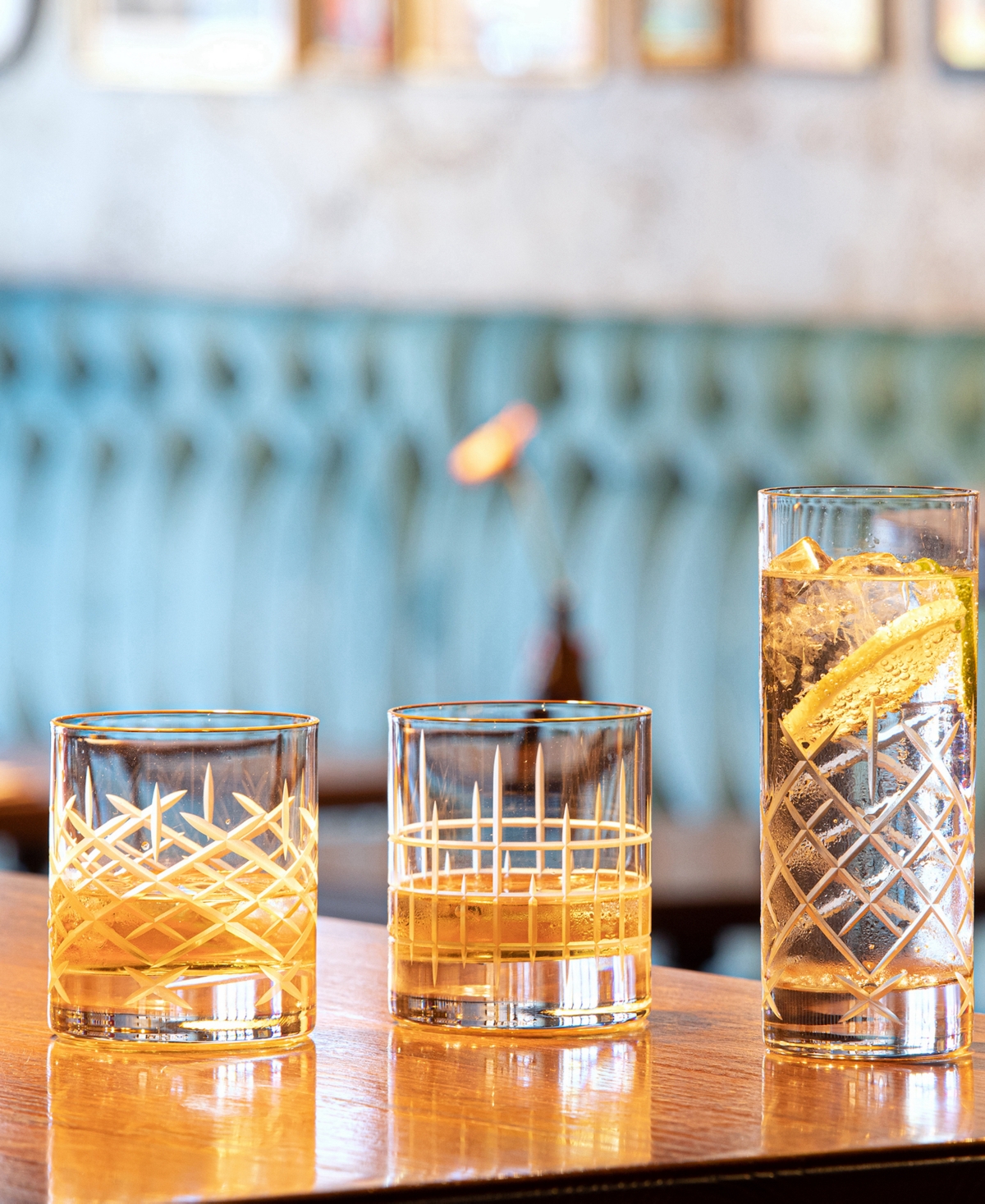 Stolzle Lausitz Manhattan Whiskey Single Old Fashioned Glasses, Set Of 4 In Crystal