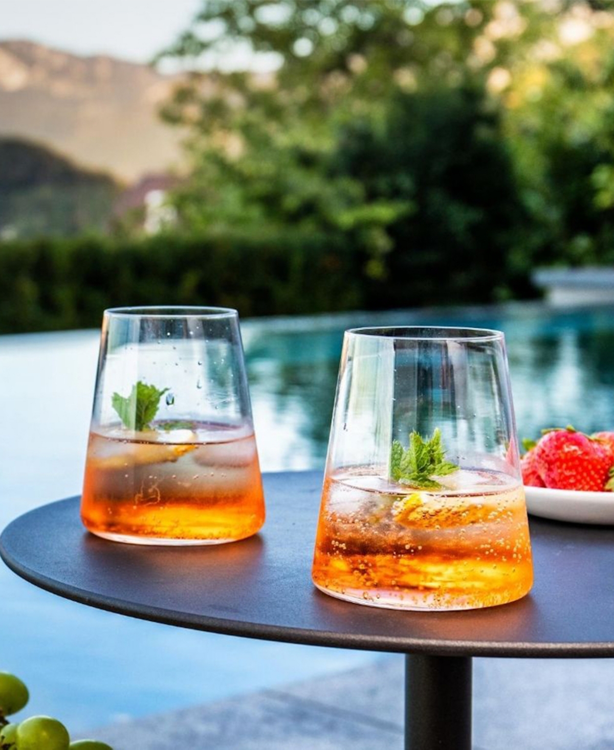 Stolzle Lausitz Power Wine Stemless, Set Of 4 In Crystal