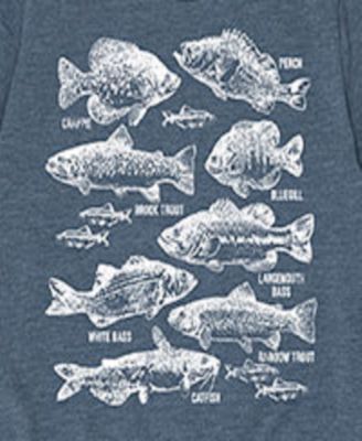 Big Boys Types Of Fish Graphic Tee
