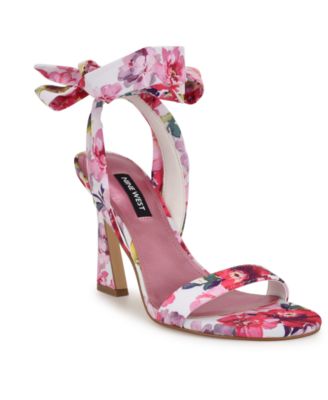 Women's Kelsie Ankle Wrap Sculpted Heel Sandals