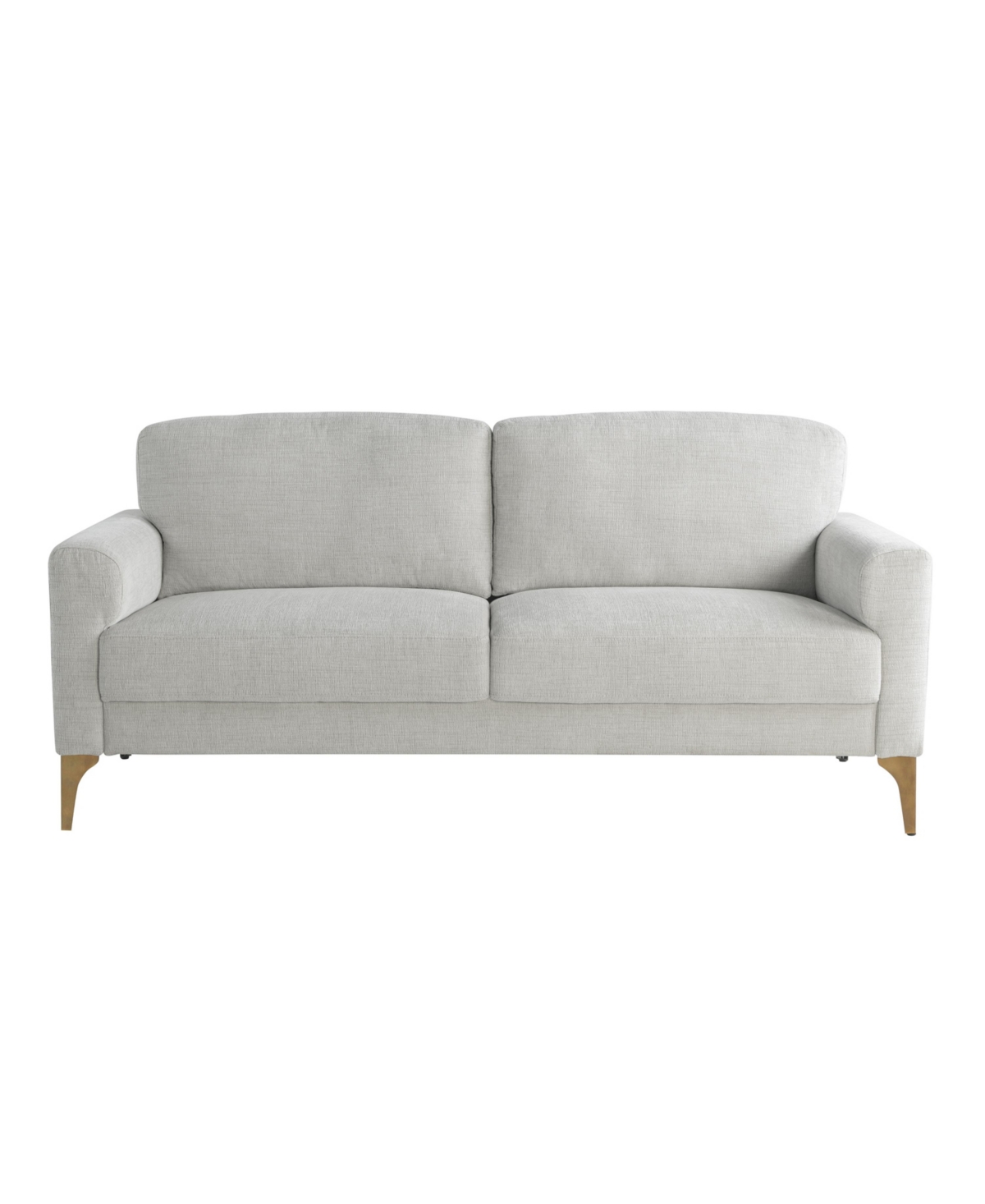 Studio Living 75.6" Polyester Modesto Sofa In Ivory
