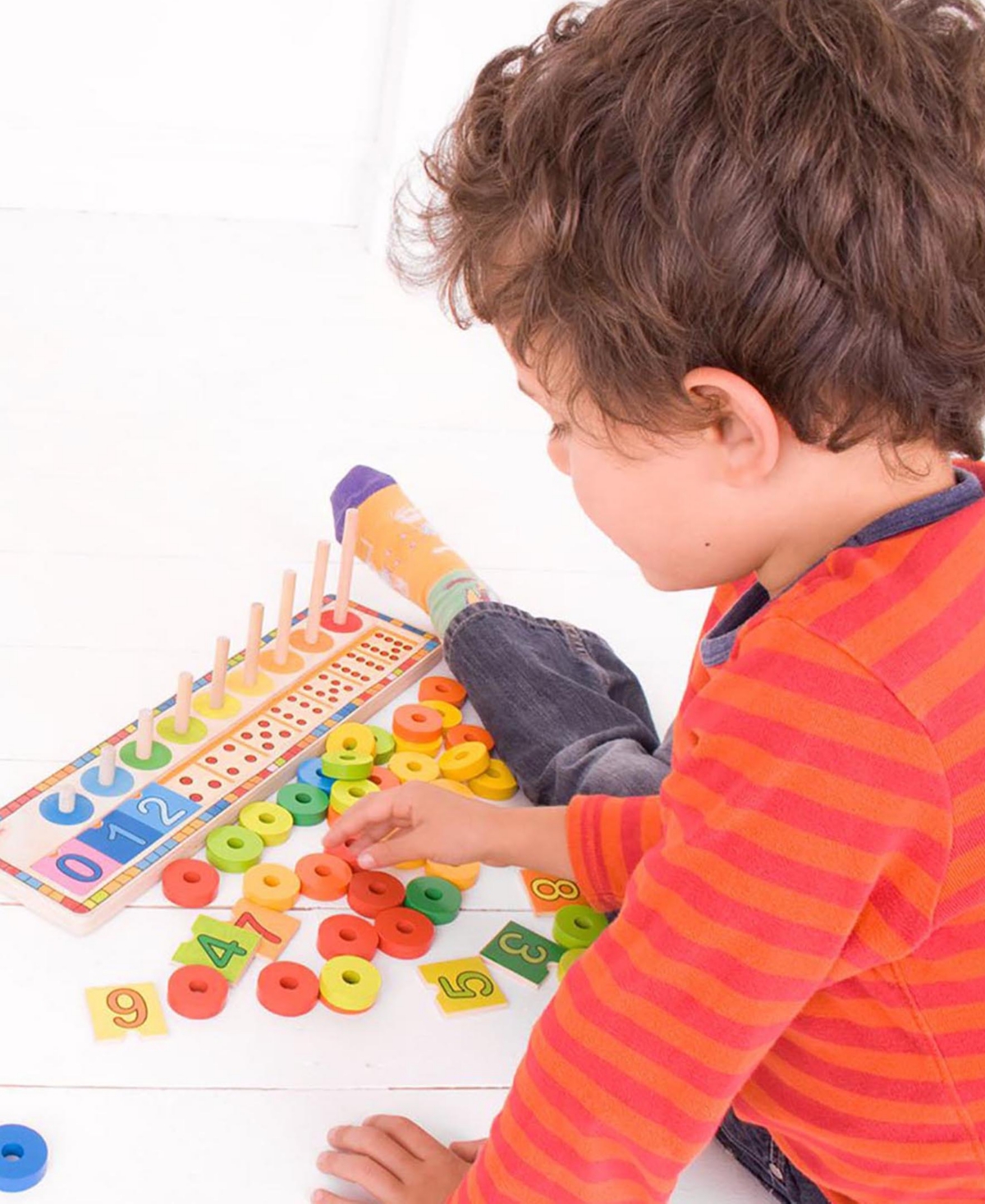 Bigjigs Toys Wooden Learn To Count In Multi